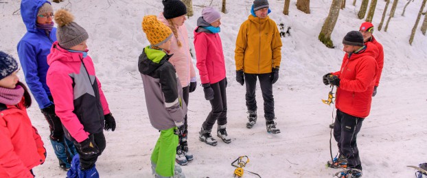 Tečaj zimske hoje v gore za družine