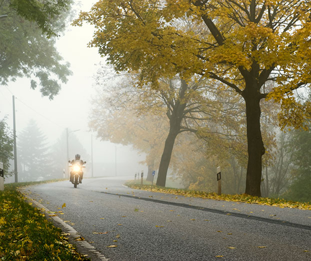 Na motorju tudi v hladnem