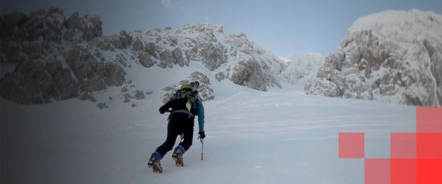 Z gorskim re&scaron;evalcem o varni hoji pozimi